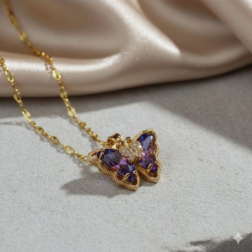 Colar Borboleta Delicada