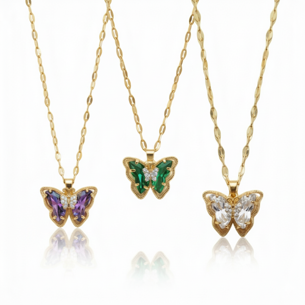 Colar Borboleta Delicada