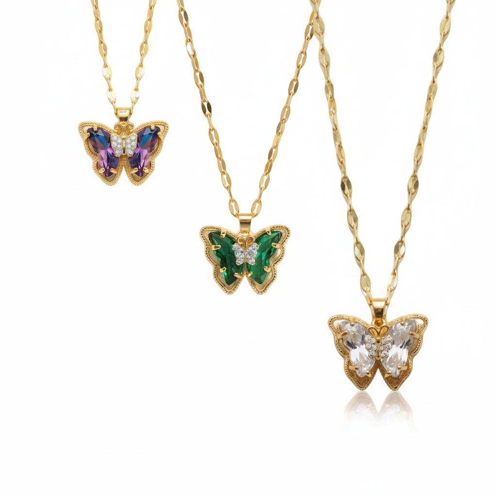 Colar Borboleta Delicada